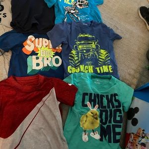 6 boys tshirts size 4t/4